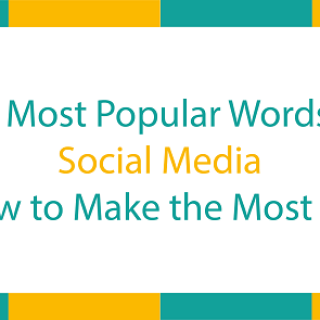 Most popular words on social media